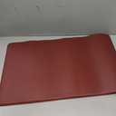 Large Mouse Pads, Rose Red Solid Extended Desk Pad Non-Slip Gaming Mat Desktop Protector for Home Office Accessories, 12" x 24"