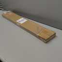 Cordless Vinyl Mini L Blinds 30" W x 64" H, 1" Slat White Horizontal Windows L Blind for Door, Shades, Camper, Light Filtering, Interiors, Arrive 1/2 Inch Narrower Indoor