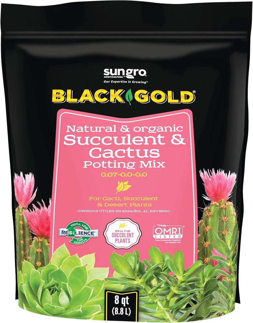 Black Gold Succulent Cactus Mix 8 qt