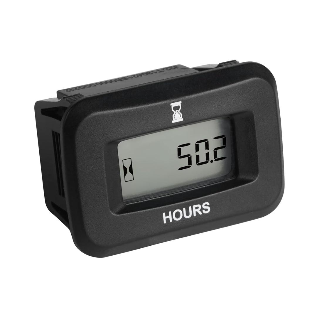 Runleader RL-HM057ADH1 Digital Hour Meter, Works for DC5V to 60V Powered Machine.