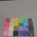 34000Pcs Resin Jelly Rhinestones for Bedazzling, Multicolor 3mm Flatback Gems for Diamond Art, Bedazzler Kit with 3Pcs 10ml B7000 Jewelry Glue for Nail Art Crafting Book Makeup