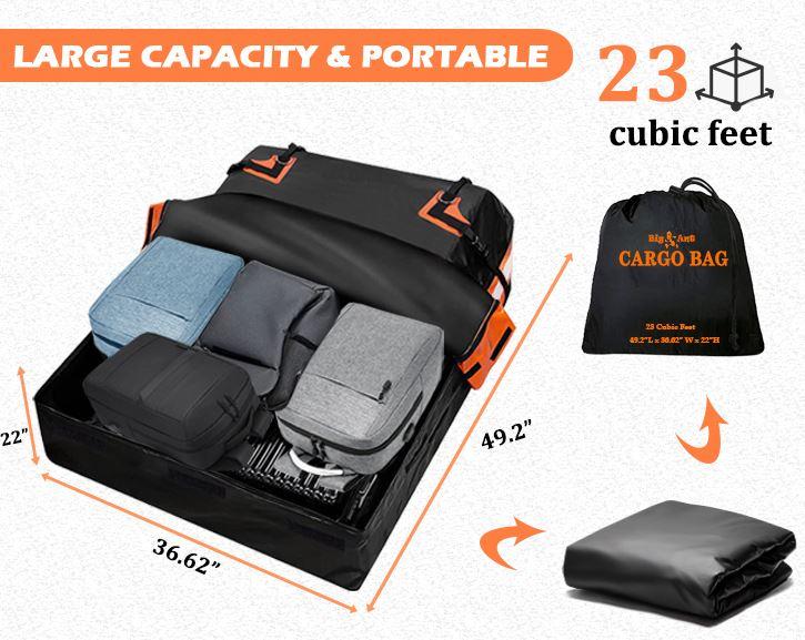 Big Ant CARGO BAG 23Cubic Feet 49.2"L x 36.62"W x 22"H