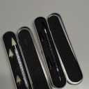 Tatuo 2 Pcs Nail Rhinestone Picker Tool Dual Ended Wax Pen Gem Picker Tool Dotting Pen for Nail Art DIY Rhinestones Dotting Gems Stones Crystals and Charms(Black, White)