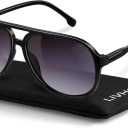 livho Trendy Polarized Aviator Sunglasses Women Men, Retro Sun Glasses for Women Men 2025, Oversized UV Protection Shades
