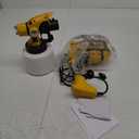 Paint Sprayer, Cosyjazz 1200W HVLP Spray Paint Gun with 5 Nozzles & 3 Spray Patterns, Adjustable Flow Control, 1400ml Container & Cleaning Tools, for House Painting, Fences, Cabinets, Walls etc