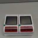 Carbon Monoxide Detectors & Gas Detector, Smoke and Carbon Monoxide Detector Battery Backup with Temperature Humidity Detection, CO & Smoke Alarm Adjustable Brightness & Sound for Home/Travel 2 Pack