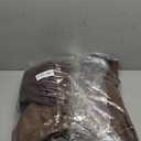 HOOD CREW Men’s Genuine Cowhide Leather Jacket Black Hooded Motorcycle Biker Jacket for Men, XL