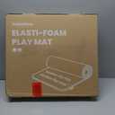 Baby Play Mat for Floor,1.3" Thick Elasti-Foam 50"74" Playpen Mat for Tummy Time,Water Repellent Soft Coral Velvet for Toddler,Infant,Kids,Non-Slip Backing Safe for Crawling(Dark Grey)