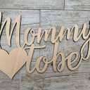 Mommy to Be Chair Sign,Wooden Baby Shower Chair Decor for New Mommy Gender Reveal,Baby Shower Party Decor, 220mm x 350mm