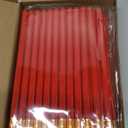 Fainne 48 Pcs Jumbo Pencil, Wooden Pencil with Black Core for Carpenters Construction Workers Woodworkers Framers Beginners Students Teachers DIY Project(Red)