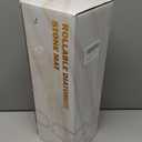 Large Stone Dish Drying Mat 23x15.3 Inch for Kitchen Counter & Sink Collapsible Quick-Dry Diatomaceous Earth Pad Eco-Friendly Absorbent Mat for Dishes Cups Bottles (White, 23" x 15.3")