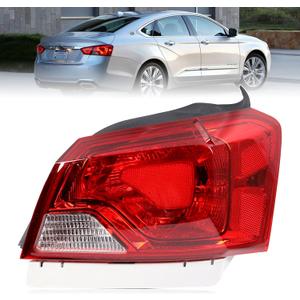 Lochnchn Rear Tail Lights Compatible with Chevy Impala 20142020 Outer Taillight Assembly Brake Lamp Right Passenger Side Replace 84247727 GM2805116