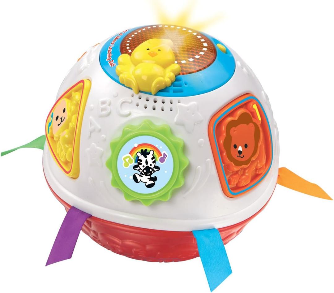 VTech Light and Move Learning Ball, Red