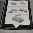 TQVAI K Cup Holder - 60 Capsule Capacity 2 Tier Sliding Pods Storage Drawer with Disposable Cups & Lids Holder, Coffee Bar Station Organizer for Countertop, Black