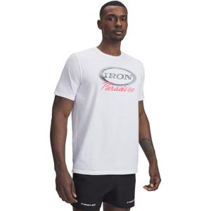 Under Armour Men's Project Rock Iron Short Sleeve T Shirt (White, L)