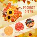 Pasimy Fall Bulletin Board Classroom Decorations with Paper Fans 3D Maple Leaf Scarecrow Autumn Pumpkin Cutouts Fall Autumn Thanksgiving Bulletin Board for Harvest School Classroom Decor
