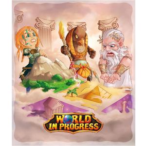 World in Progress Board Game - Family Strategy Game with Easy-to-Learn Rules, Create & Expand Your Own Land, Infinite Replayability, Ages 6+, 2-5 Players, 15 Min Playtime, Awaken Realms