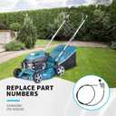 055-8020-00 055802000 Throttle Control Cable Compatible with Bad Boy ZT Elite, Maverick, MZ Magnum, MZ Rambler, Compact Outlaw, Walk Behind Lawn Mower