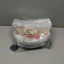 Drink Table, Small Pedestal Side Tables for Small Spaces, Wood Round Martini Table for Outdoor, Living Room and Bedroom, Black