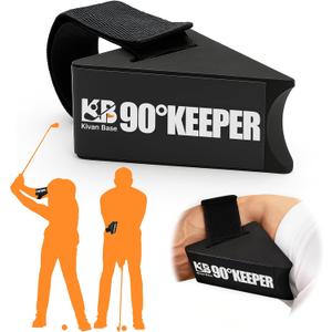 Golf Swing Trainer Aid, 90°Keeper Golf Posture Correction Training Aid, Professional Swing Accuracy Improvement Tool for Preventing Over Swinging