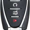 Key Fob Replacement for Chevy Camaro 2016-2021 Chevy Cruze 2016-2019 Chevy Malibu 2016-2021 5 Buttons Keyless Entry Remote Control Fit for HYQ4EA 13529662