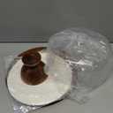 Fyctio Acacia Wood Cake Stand with Lid,12in Round Acrylic Cake Stand with Dome,2-In-1 Reversible Charcuterie Board with Lid,Large Wooden Baked Goods Display Holder,Perpare For Dessert,Cheese,Chips,Cookie