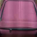 U.S. Traveler Anzio Softside Expandable Luggage with Spinner Wheels, Burgundy, 3-Piece Set (22/26/30)