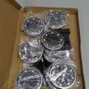 btfarm 6 Pack Solar Lights Outdoor, 8 LED Solar Ground Lights IP65 Waterproof Flat Solar Disc Light, Pathway Lights for Garden Lawn Patio Yard Path Landscape, Cool White