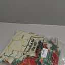 Ganeen 12 Pcs Christmas Poinsettia Placemats Set Embroidered Red Round Double Layer Table Placemats 14 Inch Flower Xmas Table Decorations Bulk Applique for Home Dining Holiday Decoration Party Favors