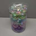 MOONET 25Pcs 2.64in Christmas Decoration Balls Shatterproof Colored Transparent Ball for Festival Wedding Home Party Decors Xmas Tree Hanging