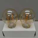 GE Lighting VintaStyle LED Light Bulbs, 5.5 Watts (60 Watt Equivalent) Warm Candle Light, Amber Glass, Medium Base, Dimmable (2 Pack)