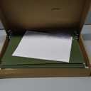 50 Extra Capacity Hanging File Folders, Heavy Duty, 2’’ Expansion Filing Folders, Designed for Bulky Files, Legal Charts, Manuals, and More, Standard Green, Legal Size, 50 Pack, Green