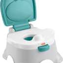 Fisher-Price 3-in-1 Toddler Toilet Training Potty Chair and Step Stool, with Removable Toilet Ring