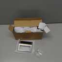 JSOT Outdoor Solar Lights - Solar Powered Deck Lights Waterproof Light for Fence Post Light Outside for Backyard Patio Stair Wall Lighting, 3LED Cool Light 6 Pack