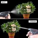 Plant Mister Glass Spray Bottle - 3 Pack 13oz Reusable Green with Adjustable Nozzle for Indoor Plants, Gardening, Cleaning, Hair Care & Household Use