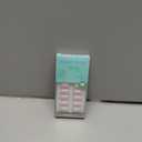 BTArtbox Press On Nails Square - Pastel Short Press On Nails with Glue for Women, Opaque Soft Gel Glue On Nails in 16 Sizes - 32 Stick On Nails Kit, Heeled Neutral