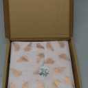 Holoary Baby Photo Album 4x6 100 Photos with Writing Area, 100 Pockets 4x6 Picture Album, Linen Fabric Cover Picture Book for Photos, Baby Photo Albums Hot Stamping Cover(Pink)