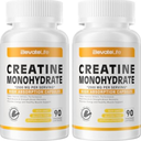 ElevateLife Creatine Monohydrate 2500mg, 90 Capsules - Gluten Free, Non-GMO1 Pack (BBD: 07/2026)