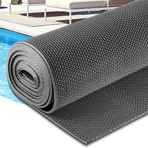 Drainage Non Slip Mat, 3x10 Ft Commercial PVC Drainage Floor Mat, Bathroom Pool Floor Mat, Mesh Big Hollow Door Mat Roll for Restaurant Kitchen Bars Patio Bathroom Wet Area