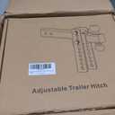 Adjustable Trailer Hitch for 2-1/2" Receiver 8" Drop/Rise, (20,000 LBS GTW)