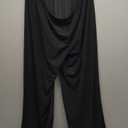 Daydance Modal Teen Girls Palazzo Pants for Dance, Wide Leg Sweatpants for Ballet, Work Out, Yoga Pink (Medium, Black)