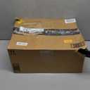 Upgraded Dimmable Floor Lamp, 1000 Lumens LED Edison Bulb Included, Arc Floor Lamps for Living Room Modern Standing Lamp with Gray Shade, Tall Lamps for Living Room Bedroom Office Dining Room (Matte Black-Grey Shade)