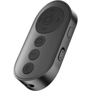 Wireless Camera Remote Control with Zoom for iPhone & Android, Bluetooth Camera Remote Shutter with Front/Rear Camera Switch for Photo & Video, Smartphone Bluetooth Clicker for TikTok