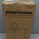 PRAKI Cereal Containers Storage Set (4L,135.2 Oz), 4PCS Airtight Food Storage Containers with Pour Spout for Kitchen & Pantry Organization Cereal Dispensers with 20 labels, Measuring Cup & Marker