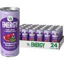 V8 Energy Pomegranate Blueberry Energy Drink, 8 fl oz Can (24 Pack), BBD 02/01/2027