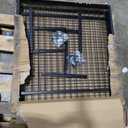 Grid Wall Panels, 2 Packs 3'x 6' Grid wall Panels Stand with T-Base, Black Wire Gridwall Display Rack, Craft Show Display Rack, Art Gridwall Display Stand