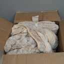 Aganear Fleece Throw Blanket - Cozy Soft Lightweight Fuzzy Throw Blanket for Women Portable Throw Blankets for Couch, Warm Present for Birthday, Christmas, Halloween, Housewarming(50"x60", Khaki)