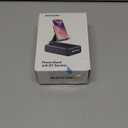 Cell Phone Stand with Wireless Bluetooth Speaker and Anti-Slip Base HD Surround Sound Perfect for Home and Outdoors with Bluetooth Speaker for Desk Compatible with iPhone/ipad/Samsung Galaxy (Black)