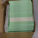 Sepamoon 150 Pack Kraft Notebook Journals 5.82 Inch x 4.13 Inch A6 Softcover Notebooks Bulk for Kids Student Writing Sketch Travel Journal Office Notepad with 48 Pages 24 Sheets, Lined(Light Green)