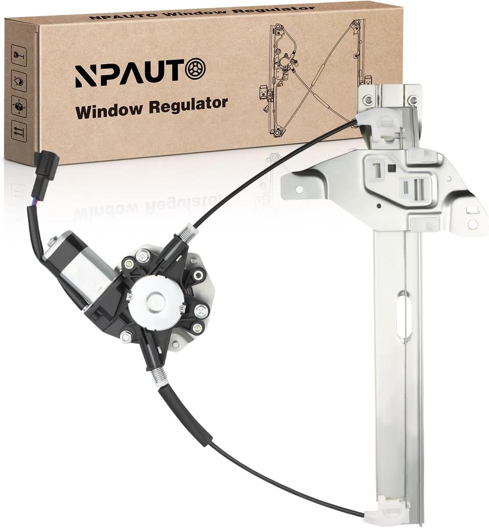 Rear Passenger Side Power Window Regulator w/Motor Replacement for 2006 2007 2008 2009 2010 2011 2012 2013 Chevrolet Chevy Impala, 2014 2015 2016 Chevy Impala Limited Sedan, Right, 748-511